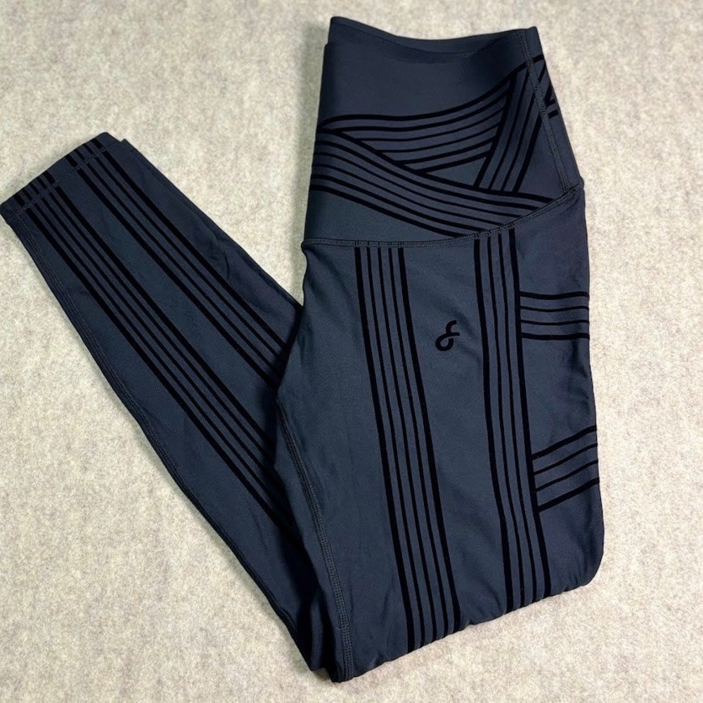 Fanka PowerBand Resistance Leggings Women 14 Black Recycled High Waist Athletic